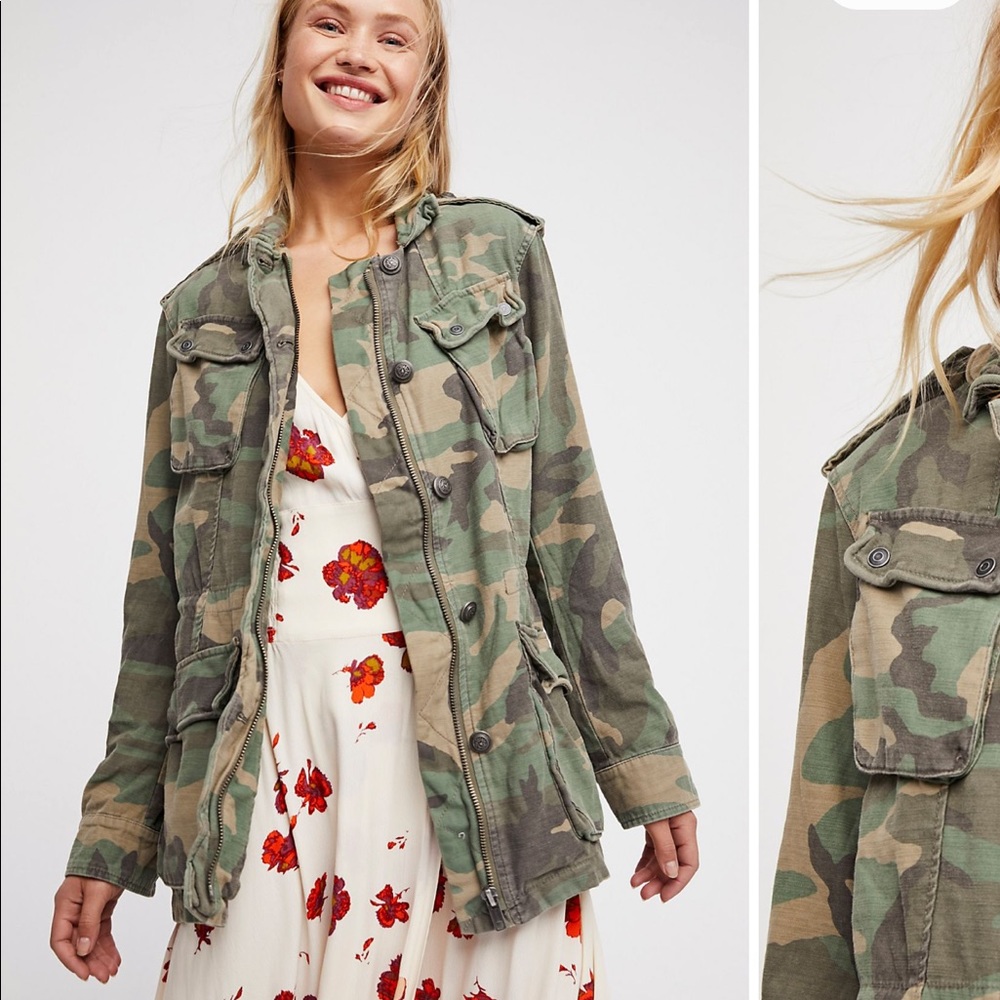Free People Not Your Brothers Surplus Jacket